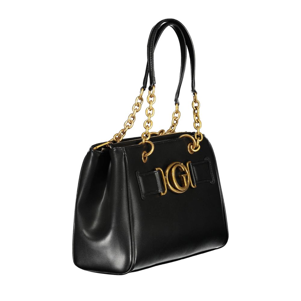 Guess Jeans Black Polyethylene Handbag Guess Jeans