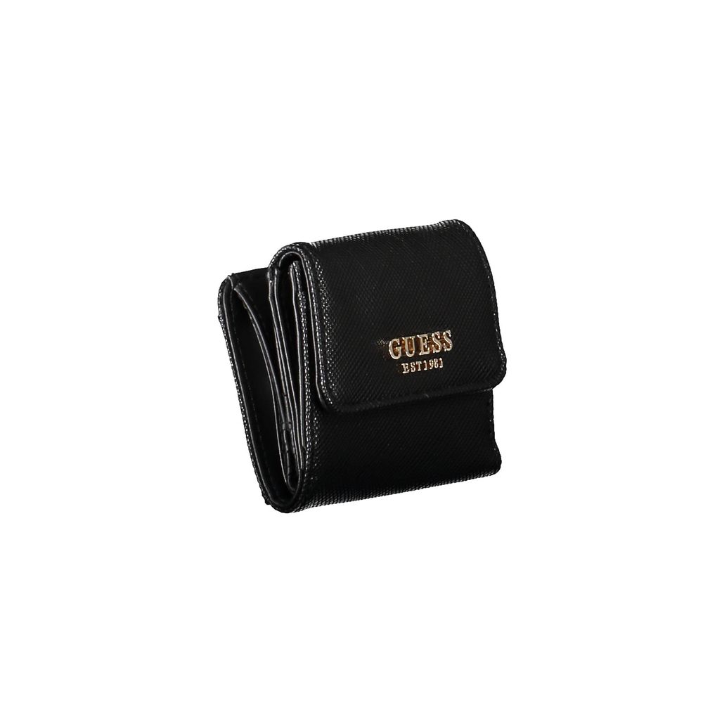 Guess Jeans Black Polyethylene Wallet Guess Jeans