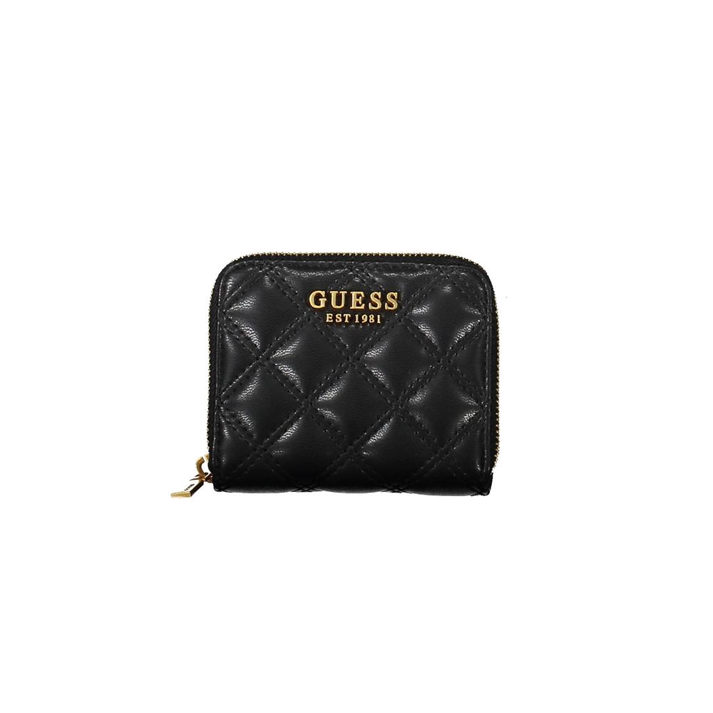Guess Jeans Black Polyethylene Wallet Guess Jeans
