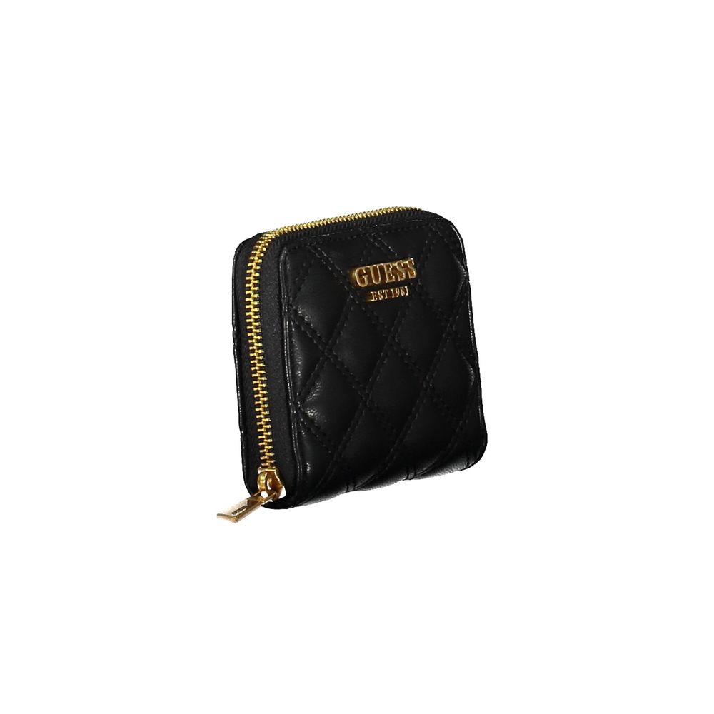 Guess Jeans Black Polyethylene Wallet Guess Jeans