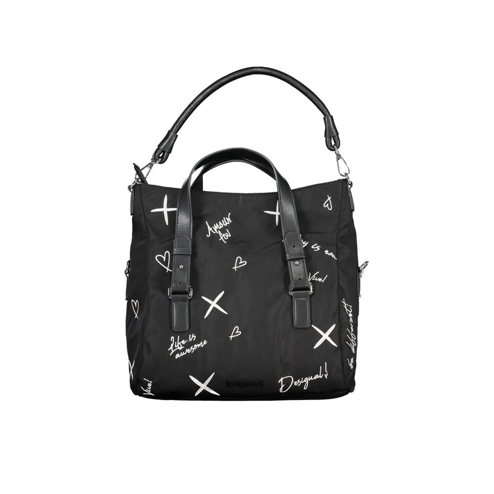 Desigual Black Polyethylene Handbag Desigual