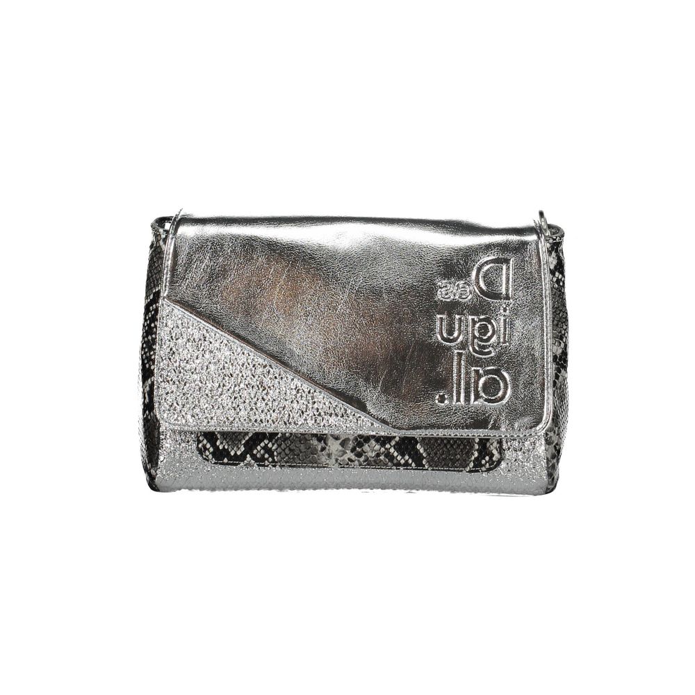 Desigual Gray Polyethylene Handbag Desigual