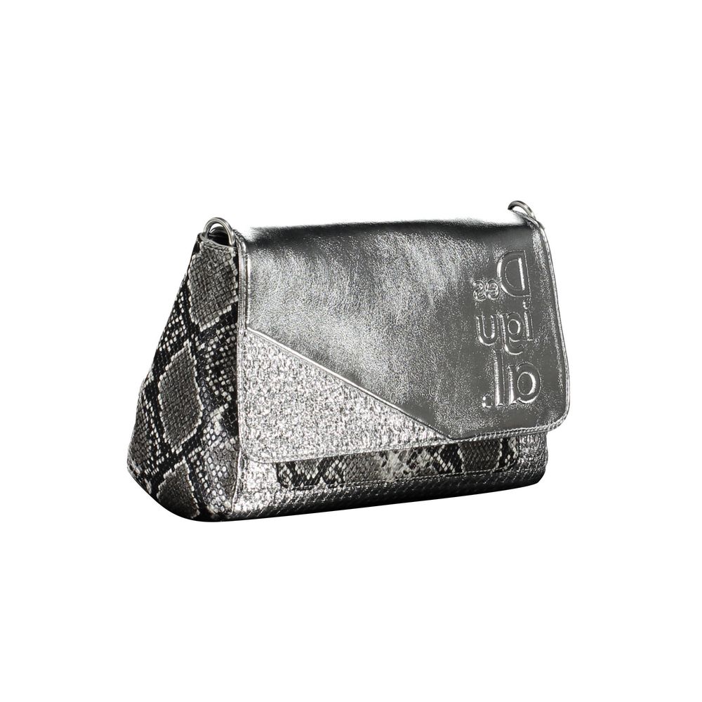 Desigual Gray Polyethylene Handbag Desigual