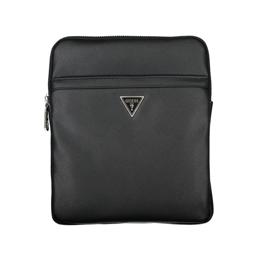 Guess Jeans Black Polyethylene Shoulder Bag Guess Jeans