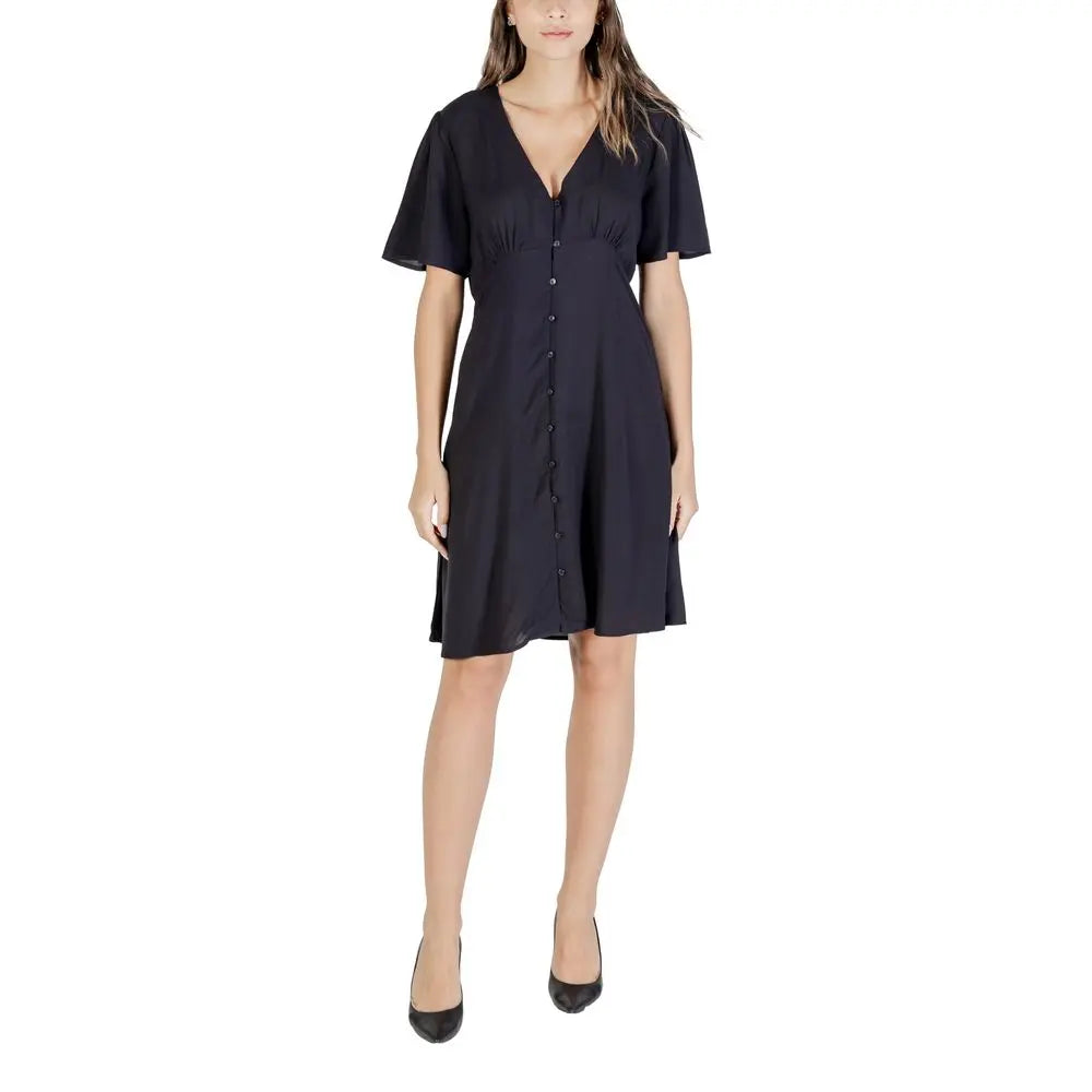 B.Young Black Viscose Midi B.Young