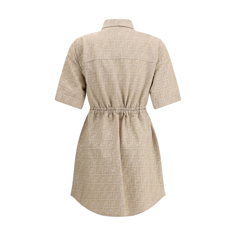 Fendi Chambray Dress Fendi
