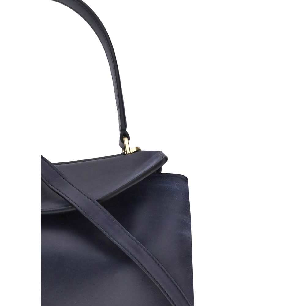 Bolso de hombro Balenciaga Bos Taurus de piel de becerro azul