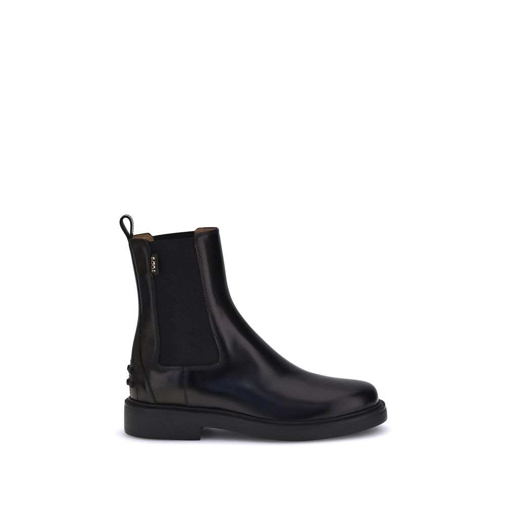 Botas Chelsea Bos Taurus de piel de becerro negra de Tod's