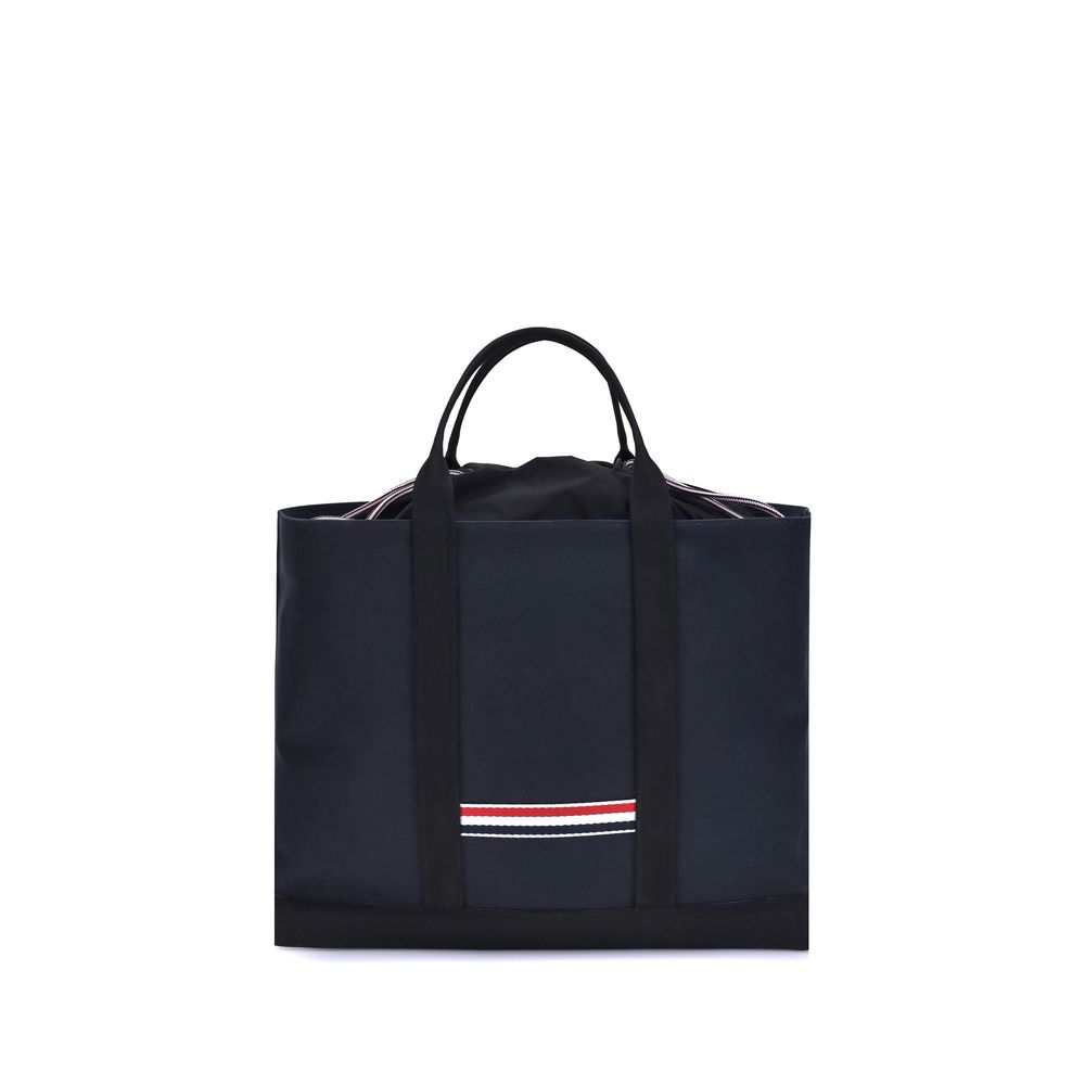 Bolsa Thom Browne Bos Taurus em couro de bezerro azul