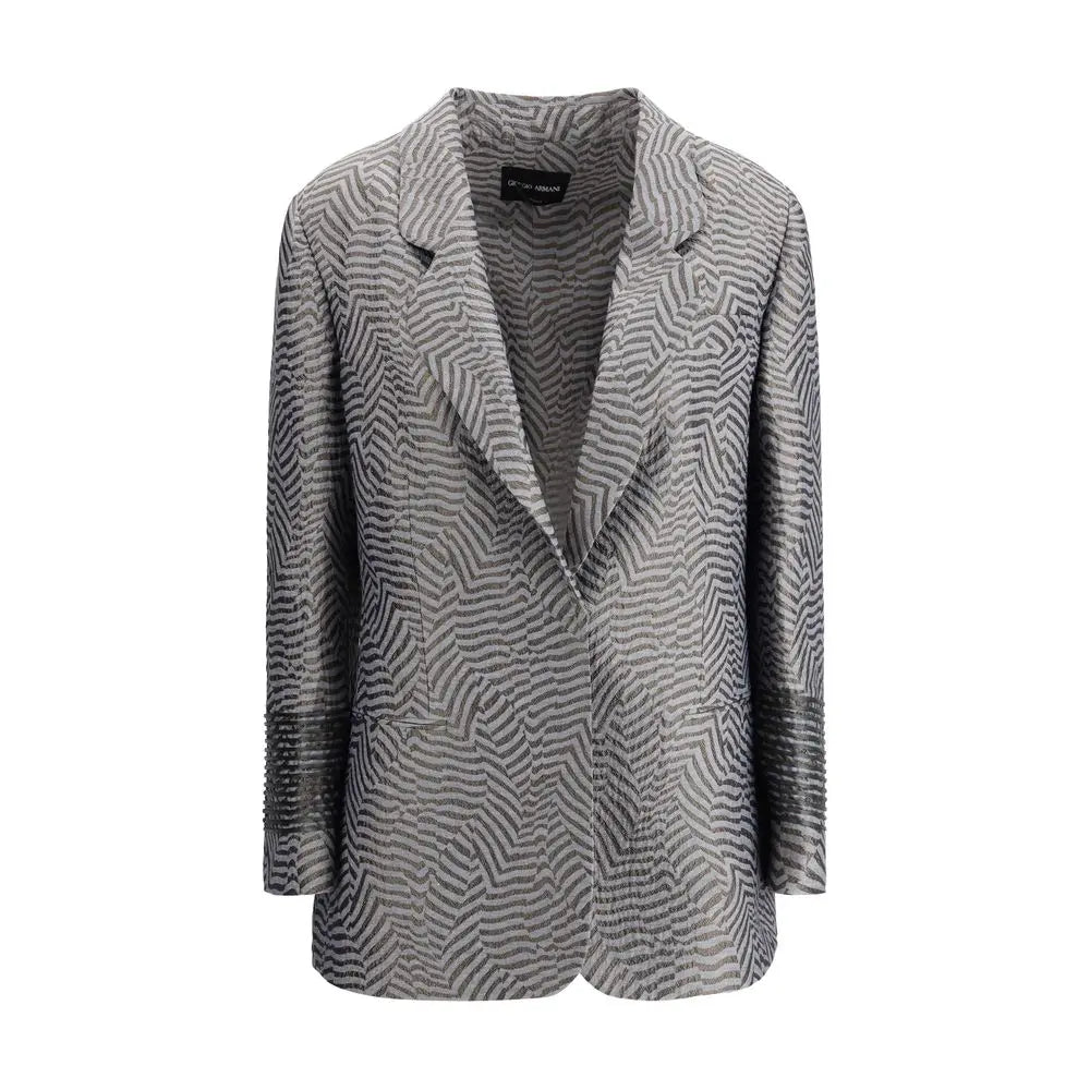 Giorgio Armani Embroidered striped Blazer Giorgio Armani