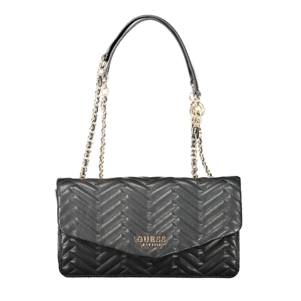 Guess Jeans Black Polyethylene Women Handbag Guess Jeans