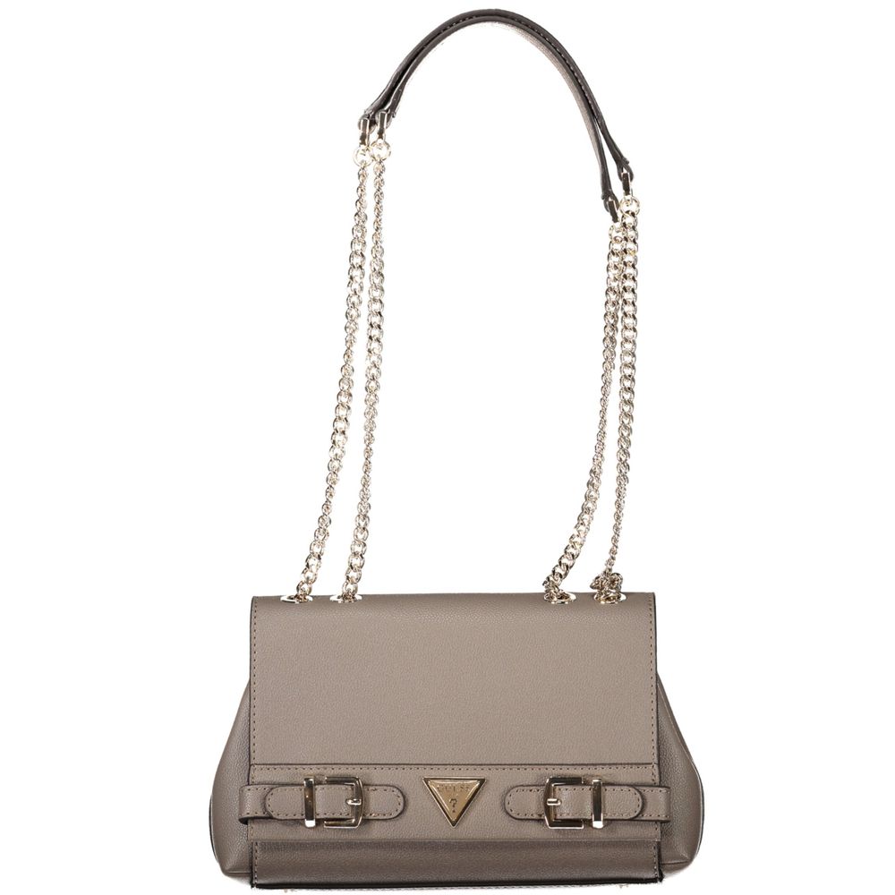 Guess Jeans Brown Polyethylene Women Handbag Guess Jeans