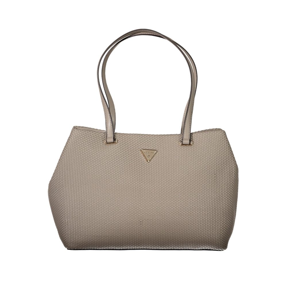 Guess Jeans Beige Polyethylene Women Handbag Guess Jeans