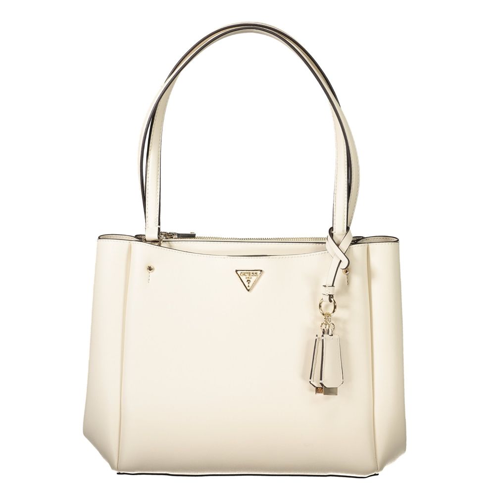 Guess Jeans White Polyethylene Women Handbag Guess Jeans