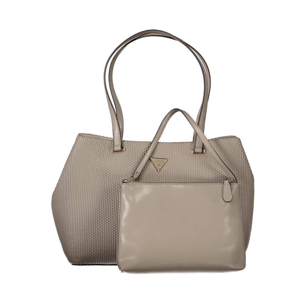 Guess Jeans Beige Polyethylene Women Handbag Guess Jeans