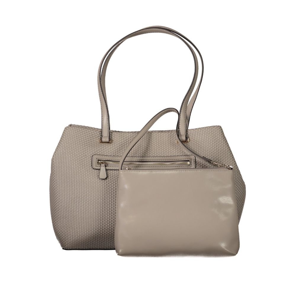 Guess Jeans Beige Polyethylene Women Handbag Guess Jeans