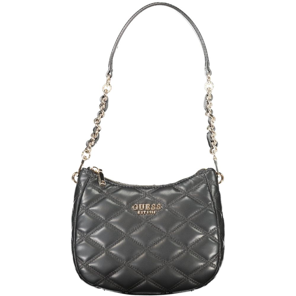 Guess Jeans Black Polyethylene Women Handbag Guess Jeans
