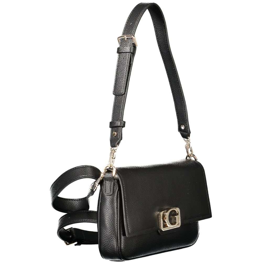 Bolsa feminina Guess Jeans em polietileno preto