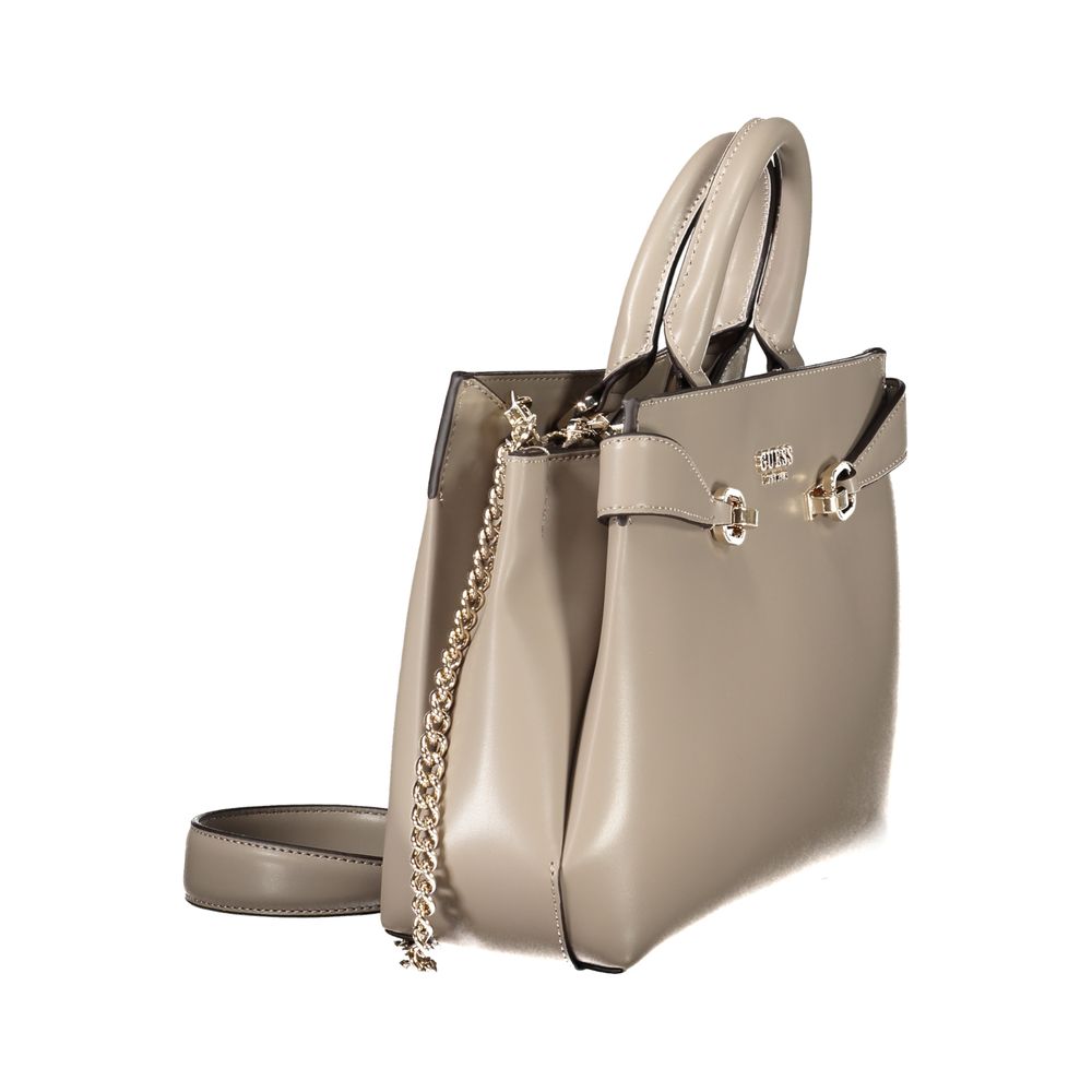 Guess Jeans Brown Polyethylene Women Handbag Guess Jeans