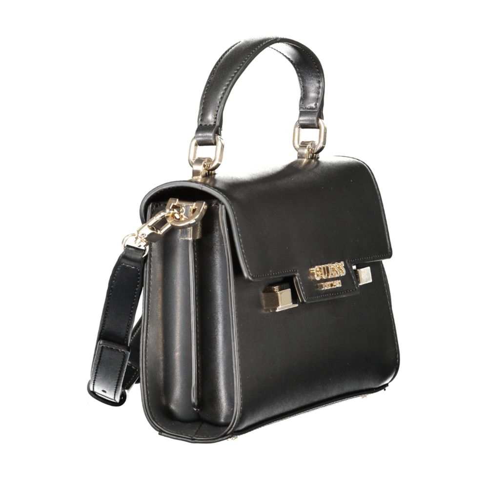 Bolsa feminina Guess Jeans em polietileno preto