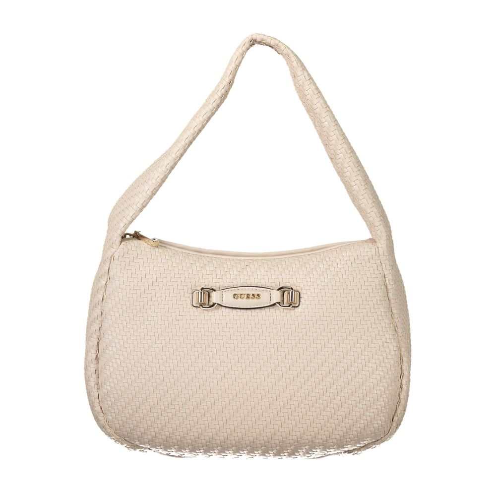Bolsa feminina Guess Jeans rosa em polietileno