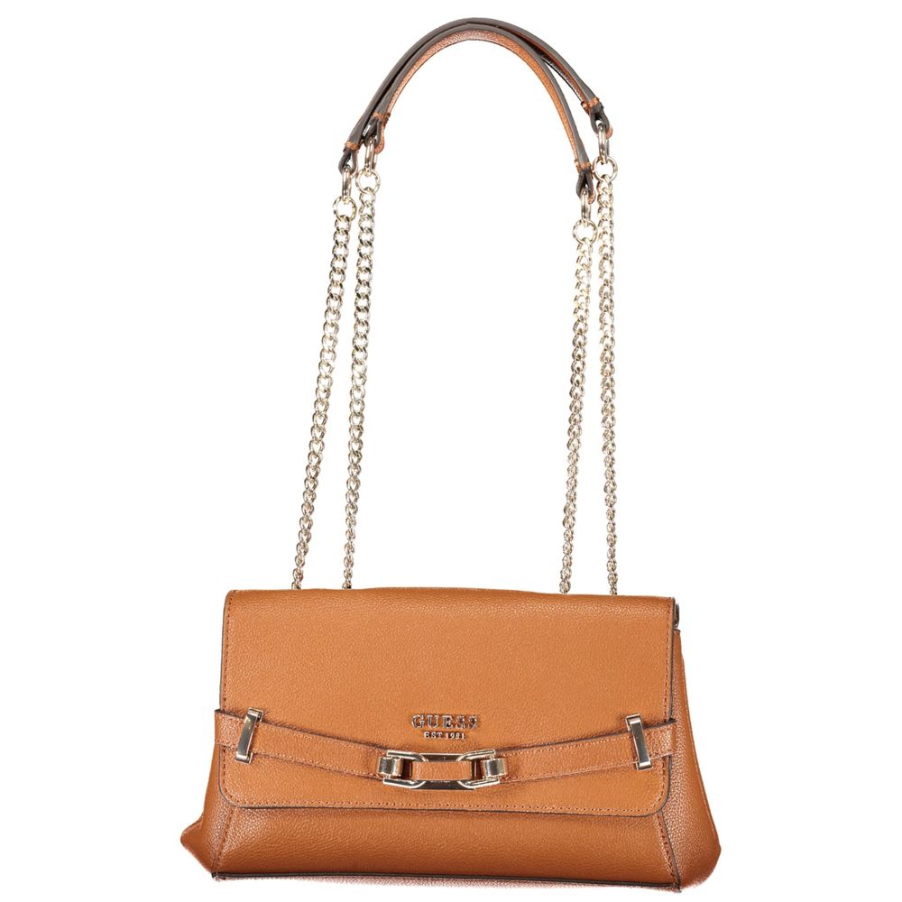 Guess Jeans Brown Polyethylene Women Handbag Guess Jeans