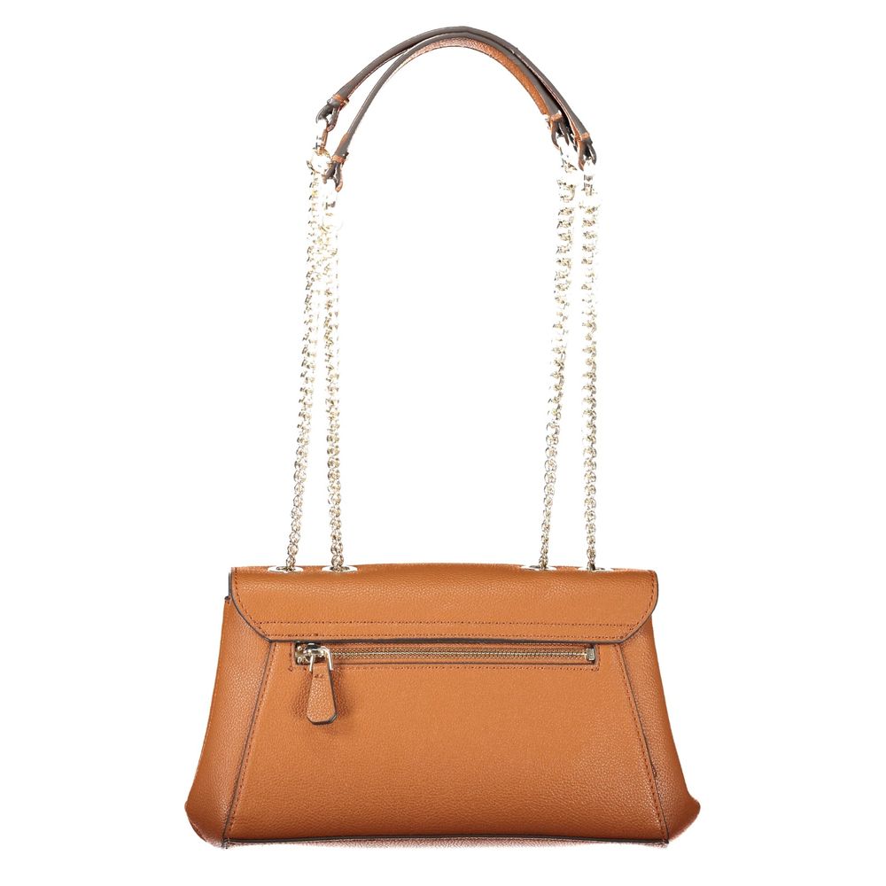 Guess Jeans Brown Polyethylene Women Handbag Guess Jeans