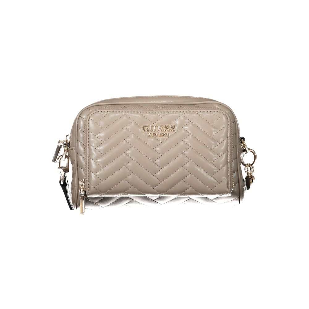 Bolsa feminina Guess Jeans marrom em polietileno