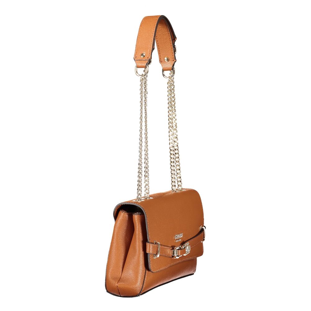 Guess Jeans Brown Polyethylene Women Handbag Guess Jeans