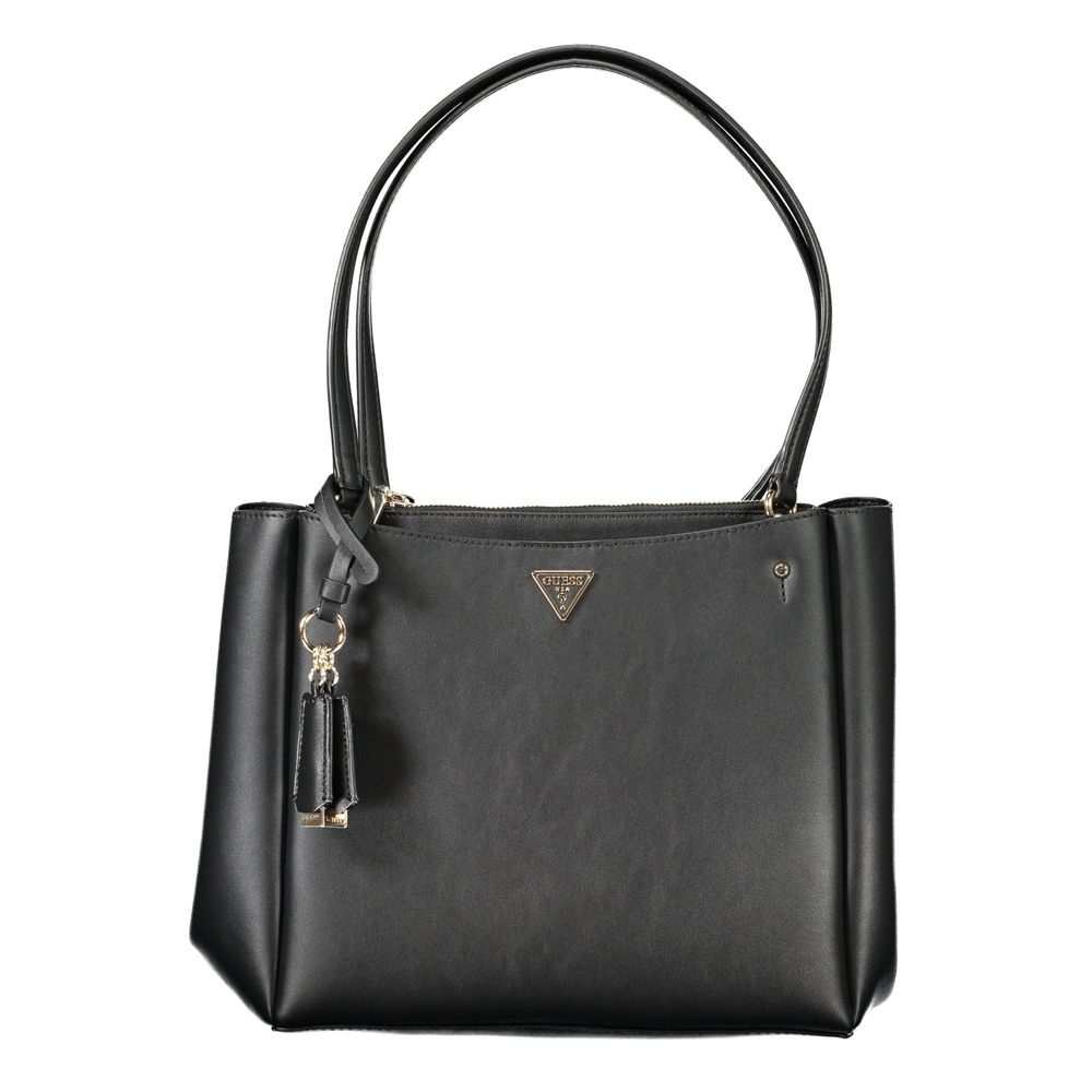 Bolsa feminina Guess Jeans em polietileno preto