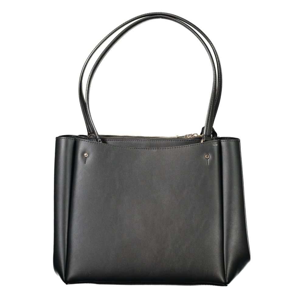 Bolsa feminina Guess Jeans em polietileno preto