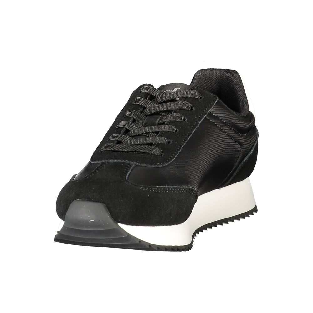 Calvin Klein Black Leather Women Sneaker