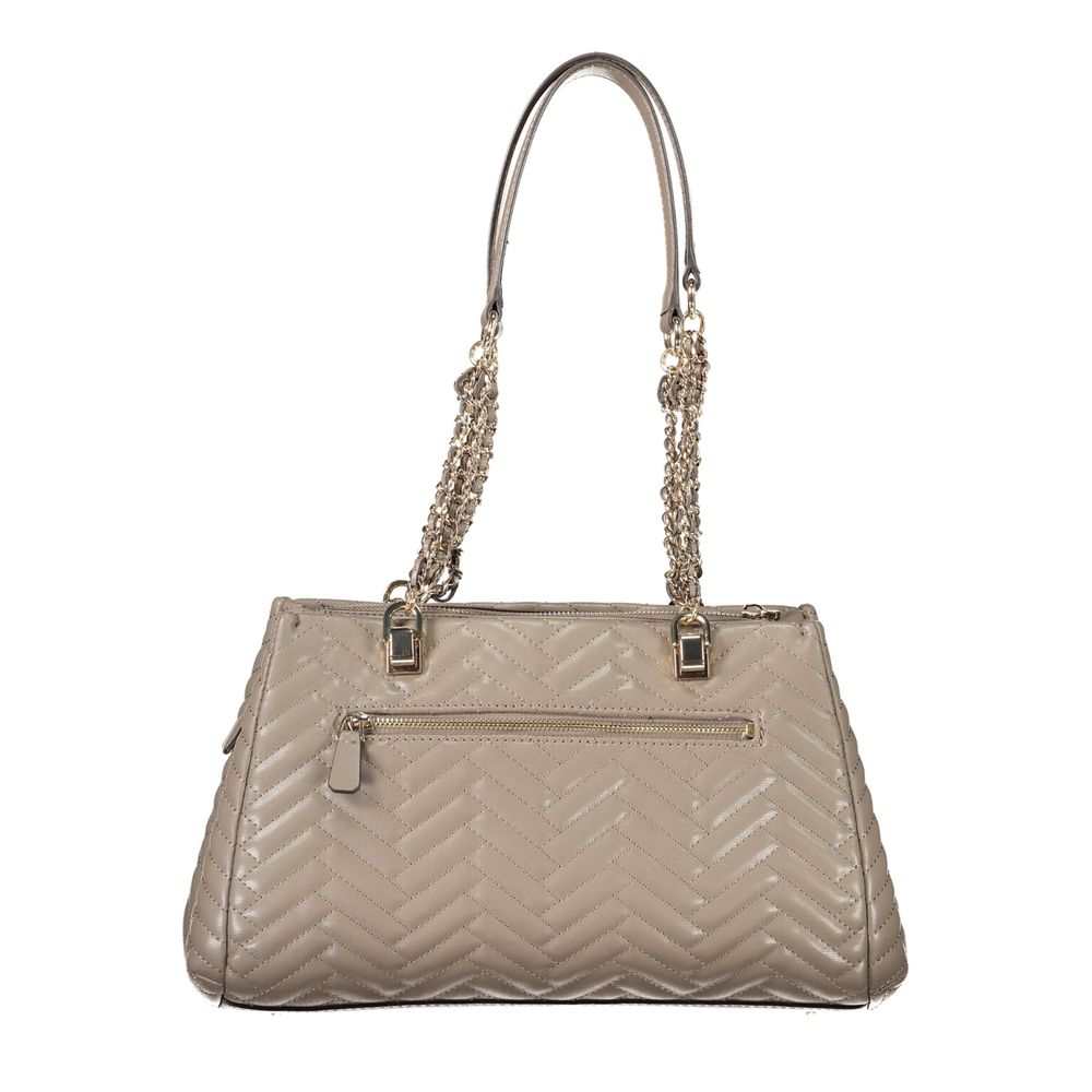 Bolsa feminina Guess Jeans marrom em polietileno