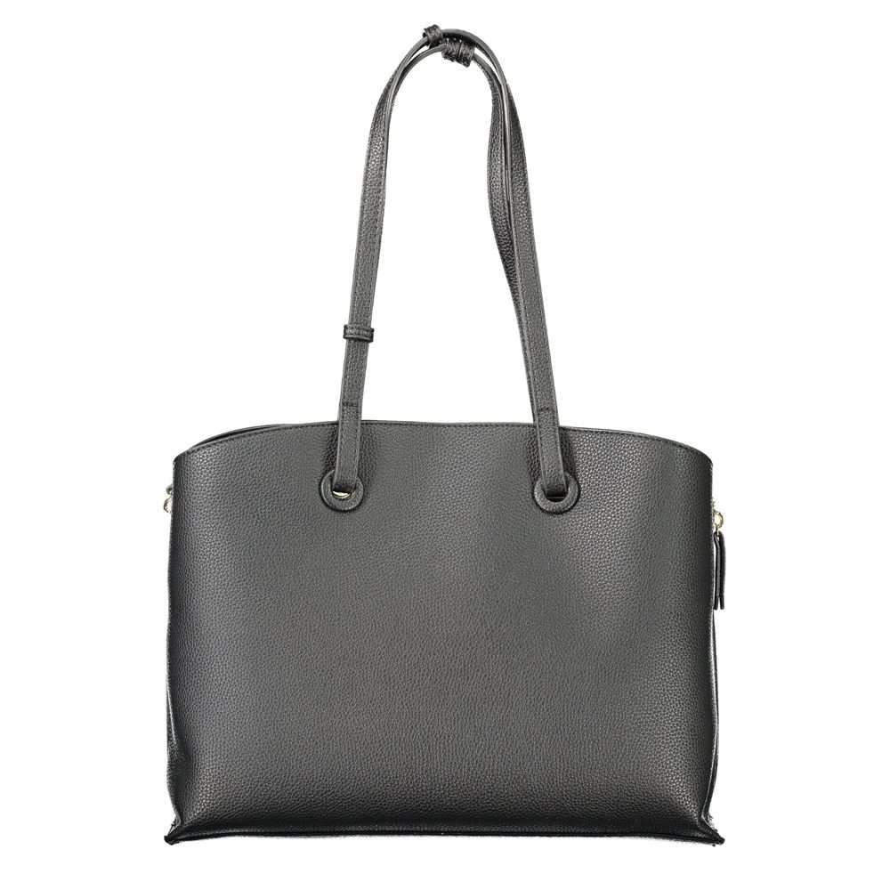 Bolsa feminina Mario Valentino em polietileno preto