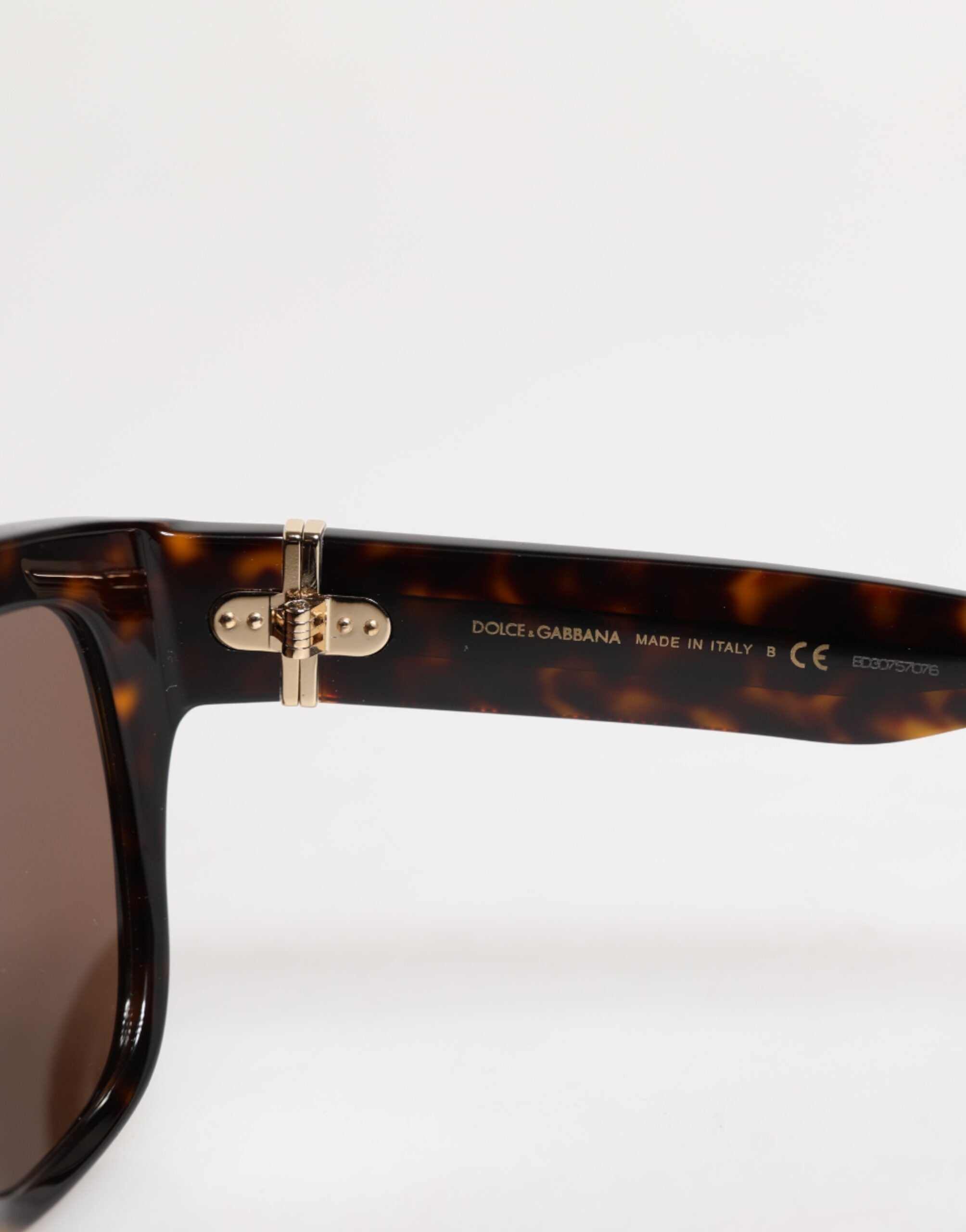 Gafas de sol Dolce &amp; Gabbana Havana DG4398F de montura cuadrada color marrón oscuro