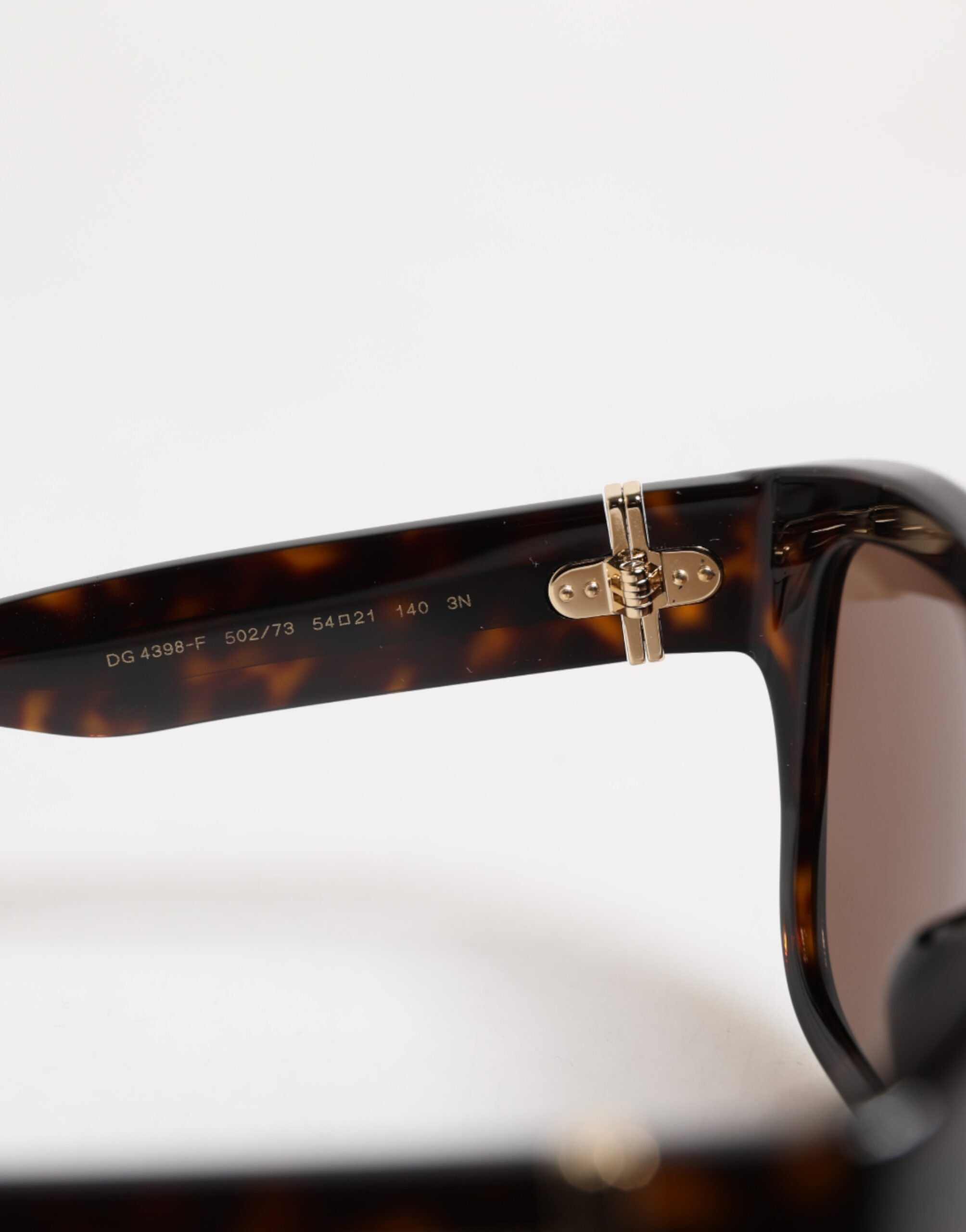 Gafas de sol Dolce &amp; Gabbana Havana DG4398F de montura cuadrada color marrón oscuro