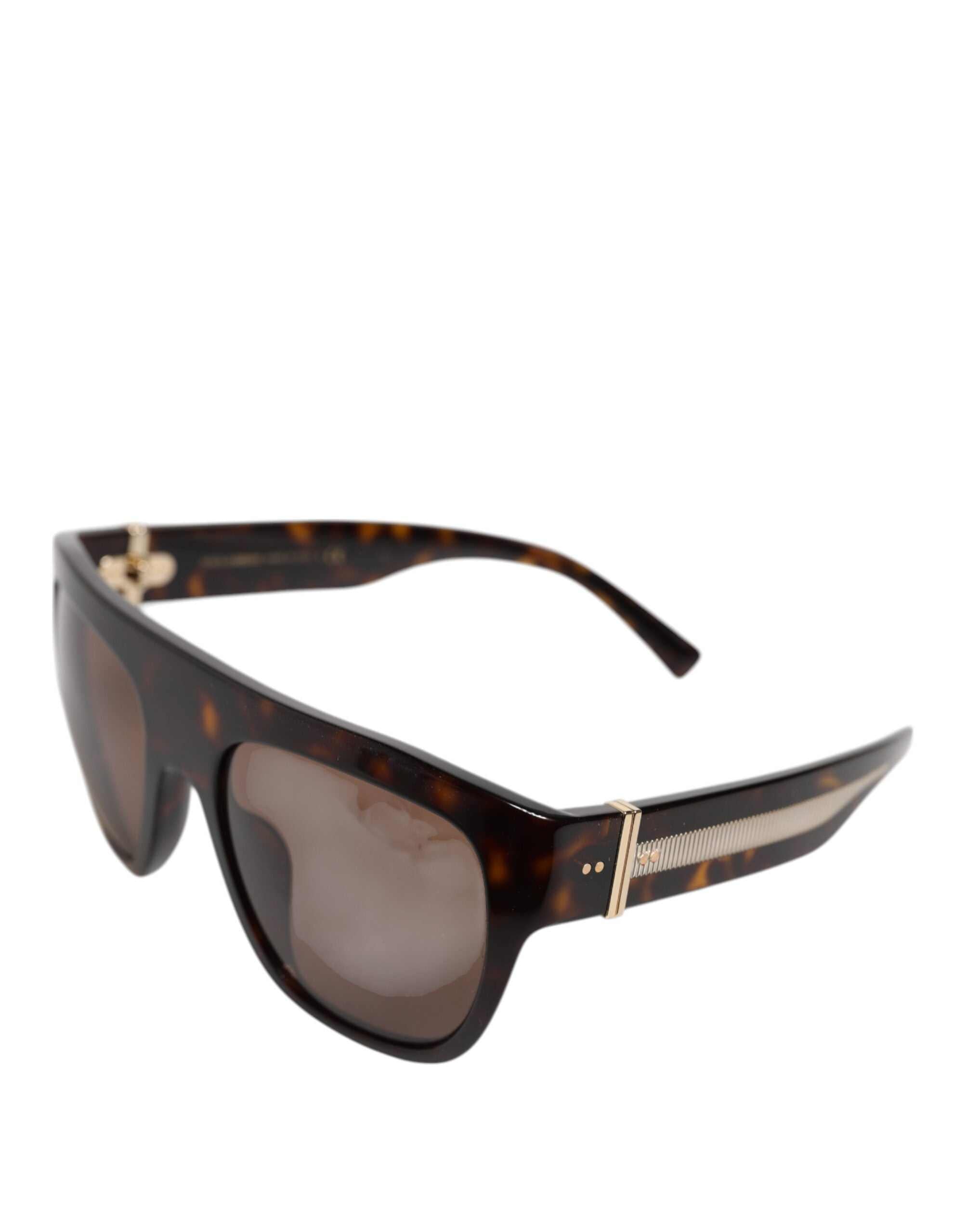 Gafas de sol Dolce &amp; Gabbana Havana DG4398F de montura cuadrada color marrón oscuro