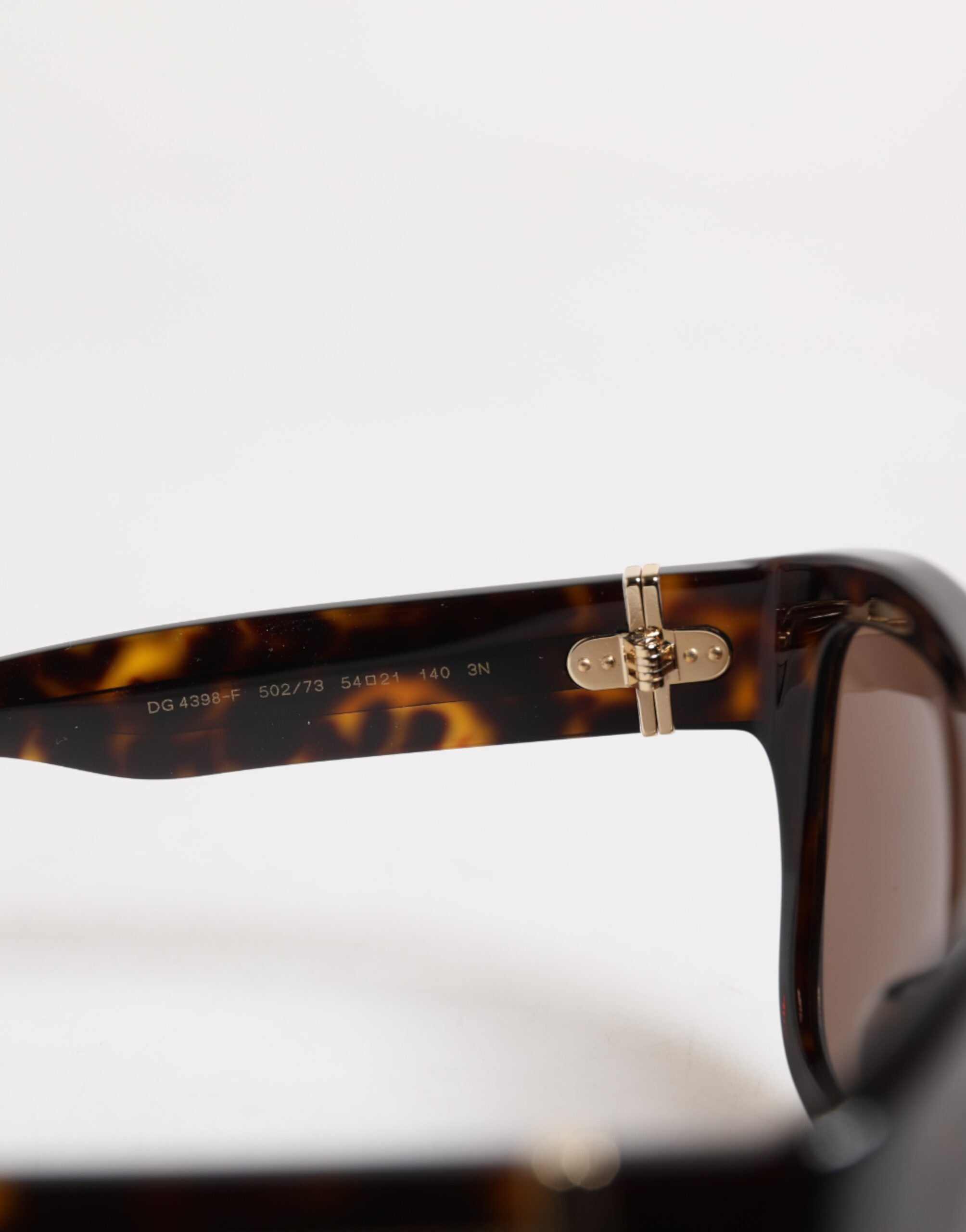 Gafas de sol Dolce &amp; Gabbana Havana DG4398F de montura cuadrada color marrón oscuro