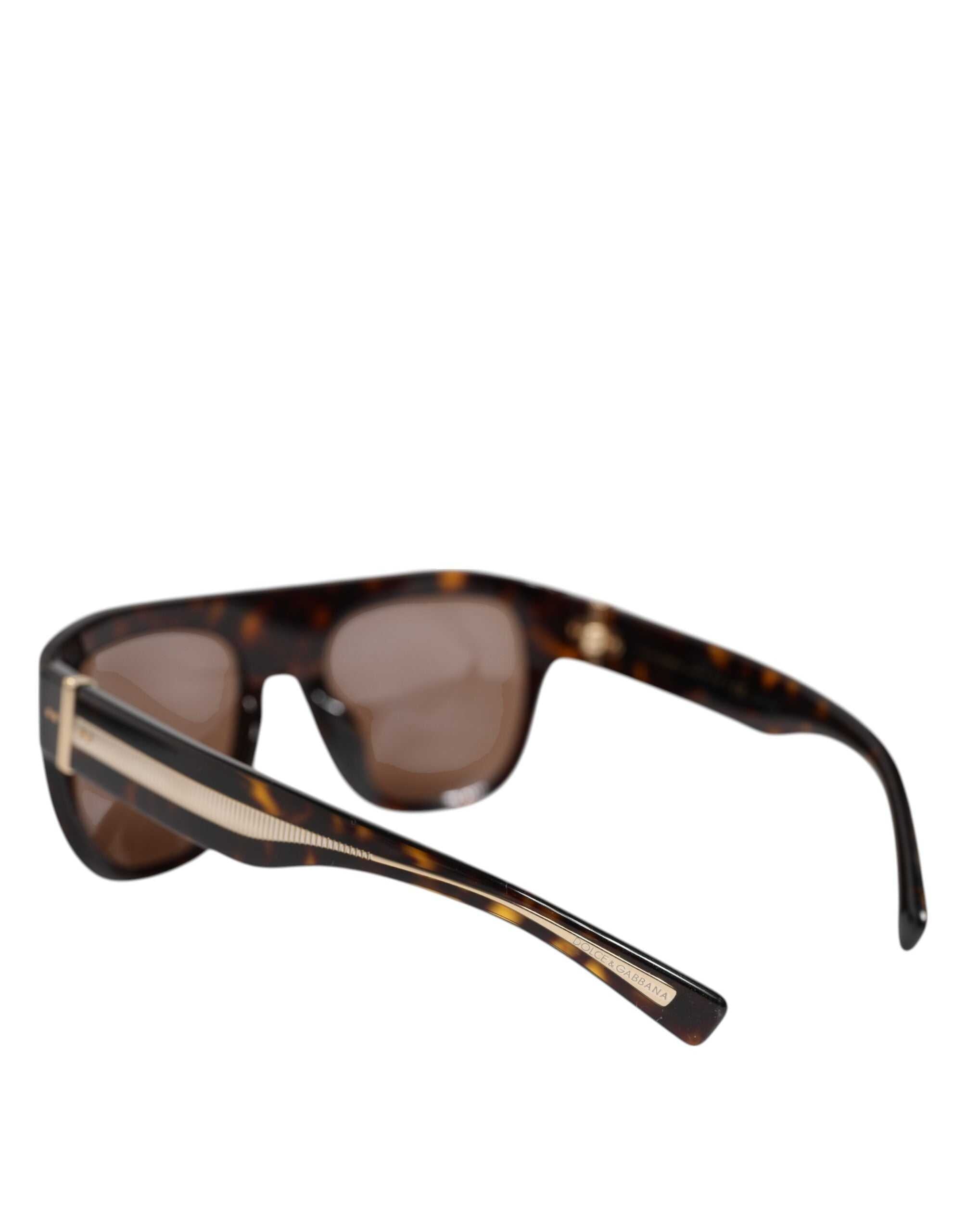 Gafas de sol Dolce &amp; Gabbana Havana DG4398F de montura cuadrada color marrón oscuro