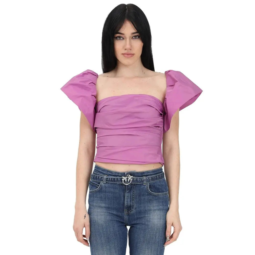 PINKO Pink Polyester Tops & T-Shirt - MaraFormigone