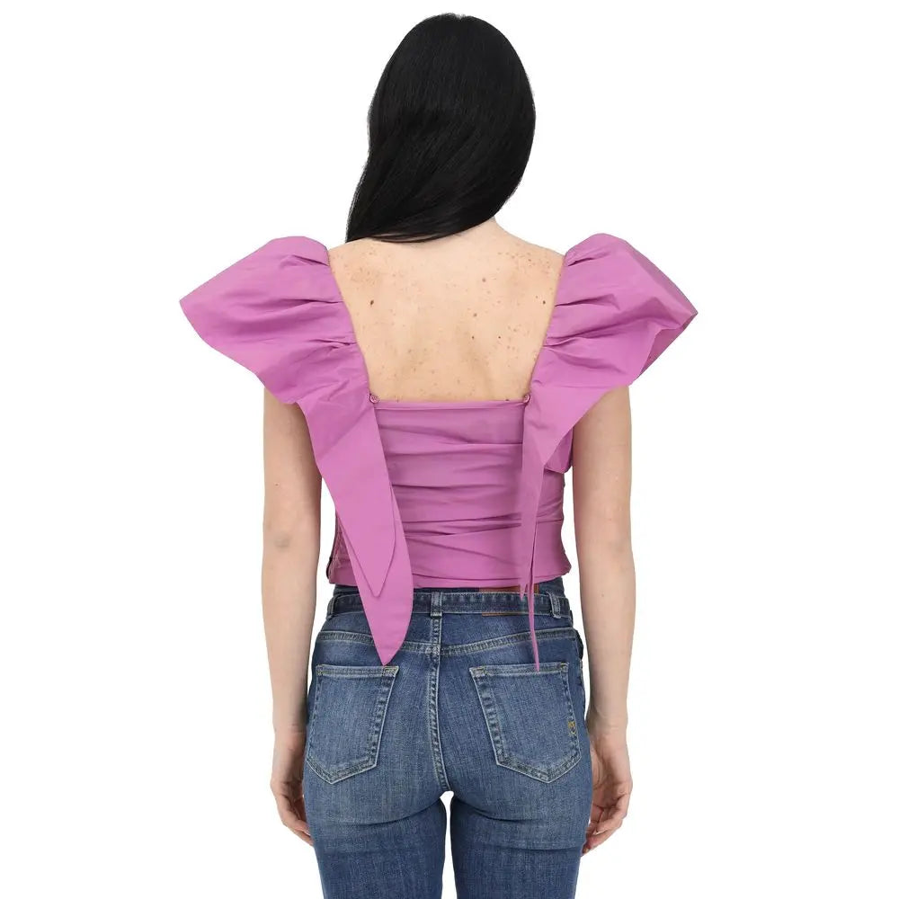 PINKO Pink Polyester Tops & T-Shirt - MaraFormigone