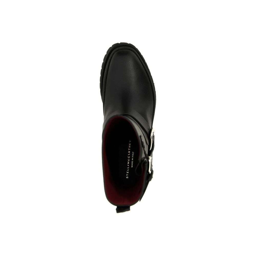 Botines de poliéster negro de Stella McCartney