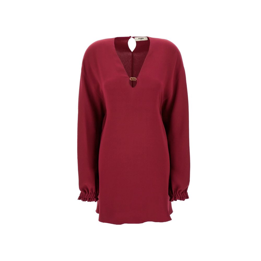 Fendi Cady Silk Dress Fendi