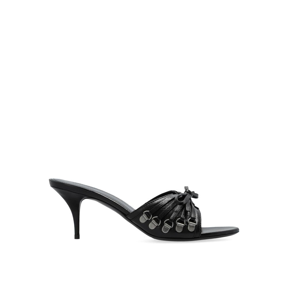 Balenciaga Cagole 70 Leather Sandals Balenciaga