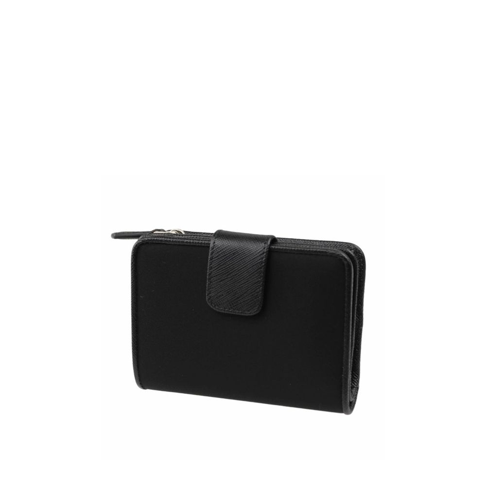 Prada Nylon and Leather French Wallet Prada
