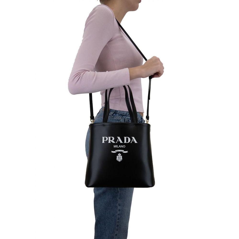 Prada Logo Leather Tote bag Prada