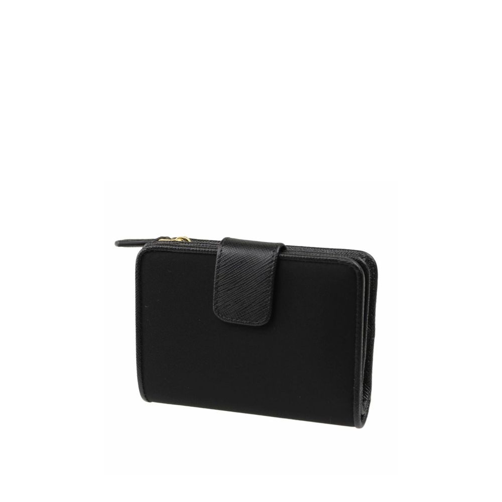 Prada Nylon and Leather French Wallet Prada