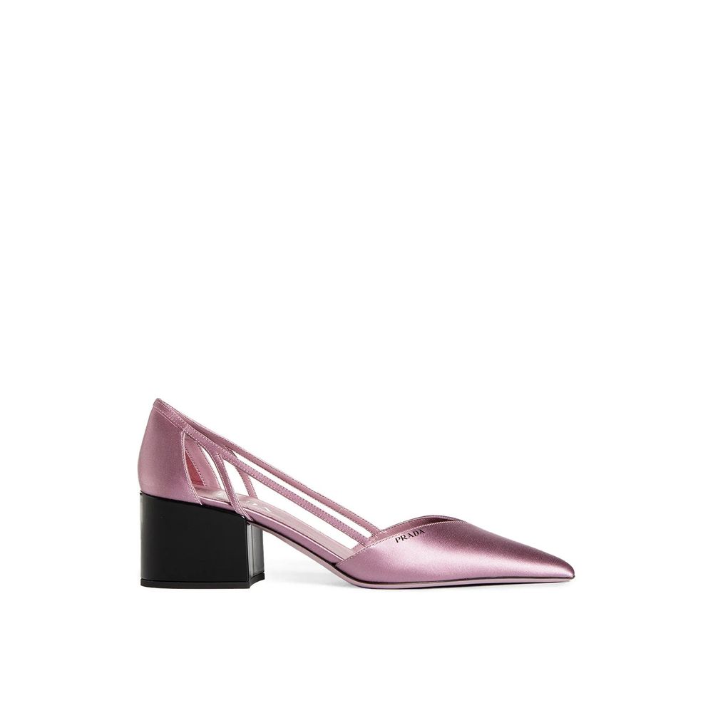 Prada Satin Cut-Out Pumps Prada