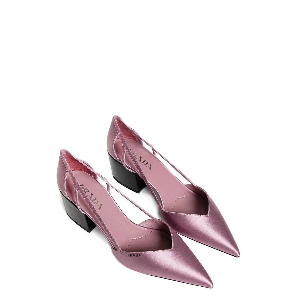 Prada Satin Cut-Out Pumps Prada