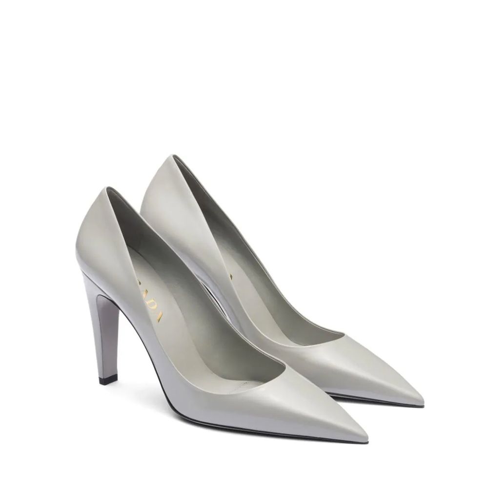 Prada Brushed Leather Pumps Prada